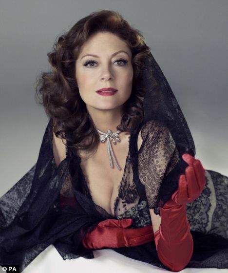 Draped with black lace and clad in scarlet gloves, Susan Sarandon acts out her vision of Carmen