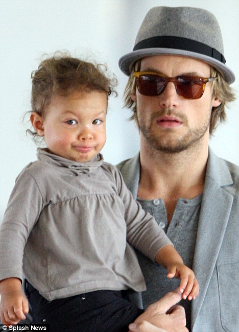 Actress Halle Berry, Gabriel Aubry and their daughter Nahla